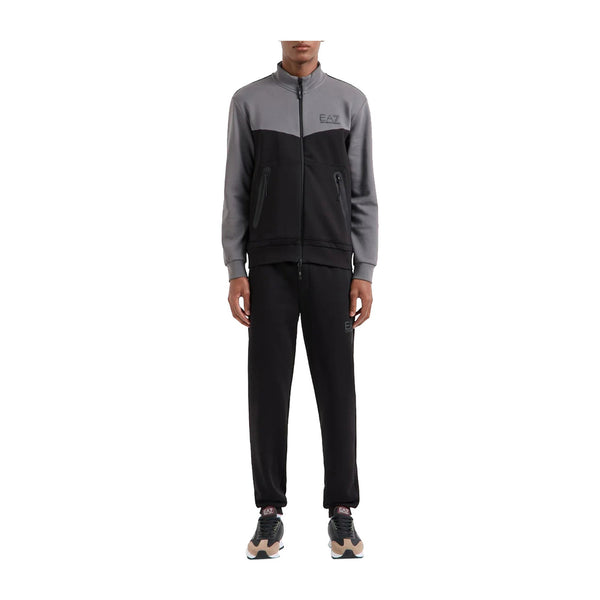 EA7 EMPORIO Tuta sportiva Tuta Uomo Athletic Colour Block Nero grigio A24 - EA7 EMPORIO6DPV60PJVTZ - 1200 - S - Francavilla Moda
